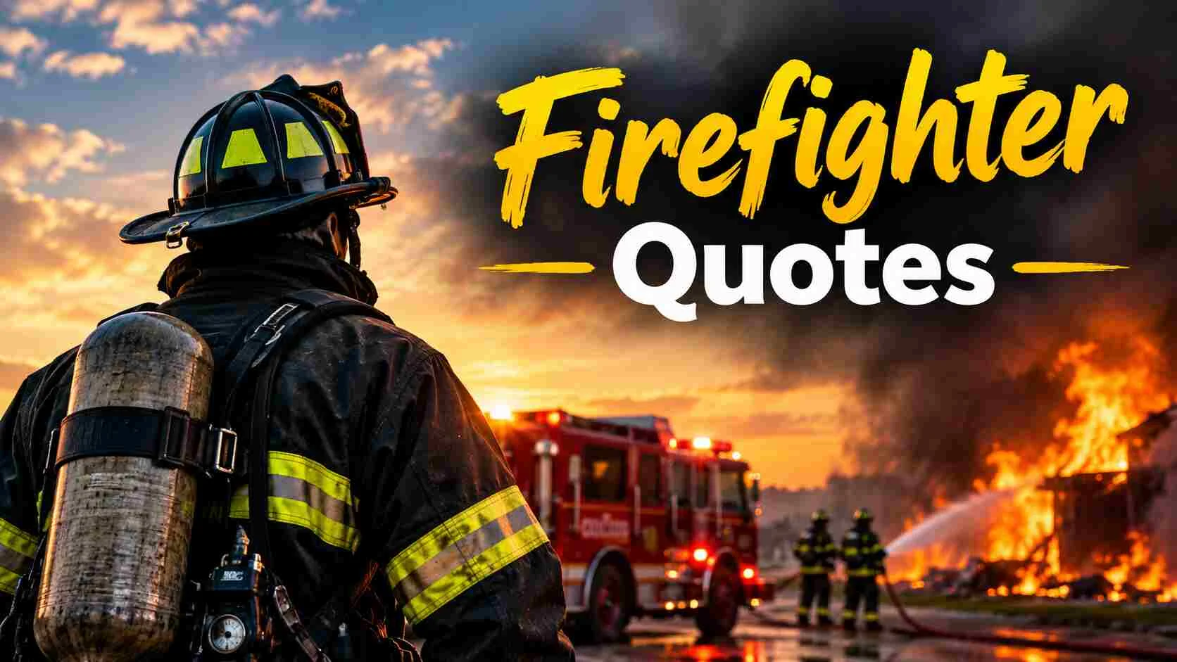 100+ Courageous "Firefighter Quotes" Honoring Heroes
