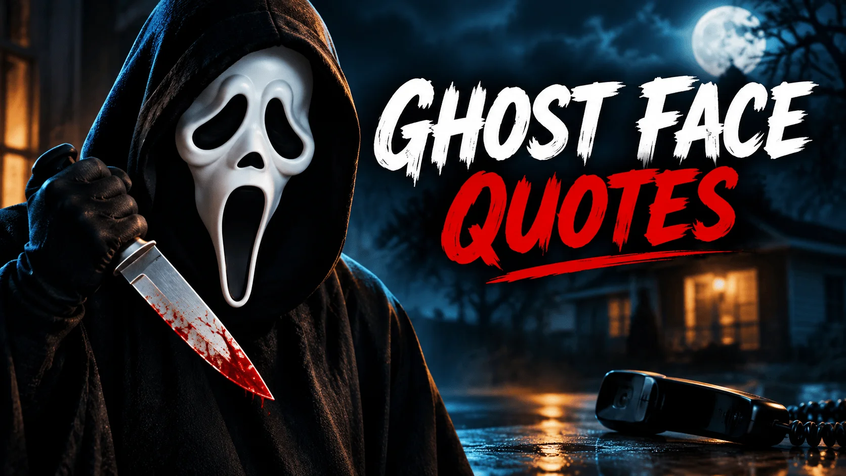 100+ Chilling "Ghost Face Quotes" That Haunt Minds