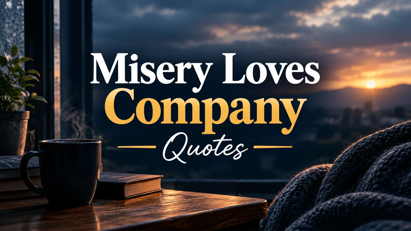 100+ Heartfelt "Misery Loves Company Quotes" For Tough Days