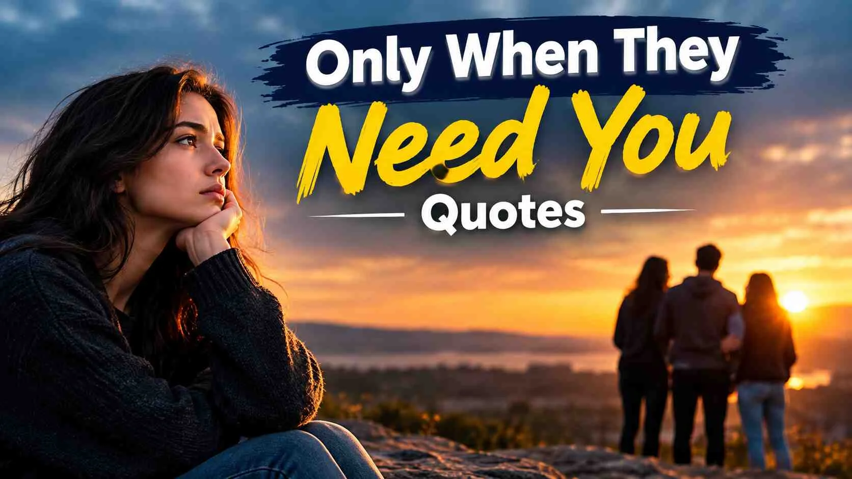 100+ Powerful "Only When They Need You " Quotes