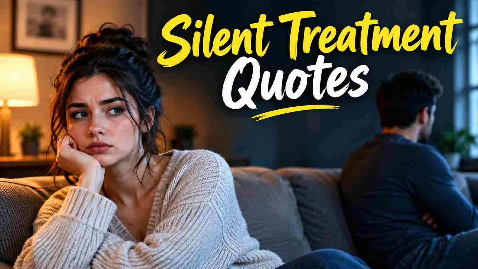 100+ Powerful "Silent Treatment Quotes" That Speak Volumes