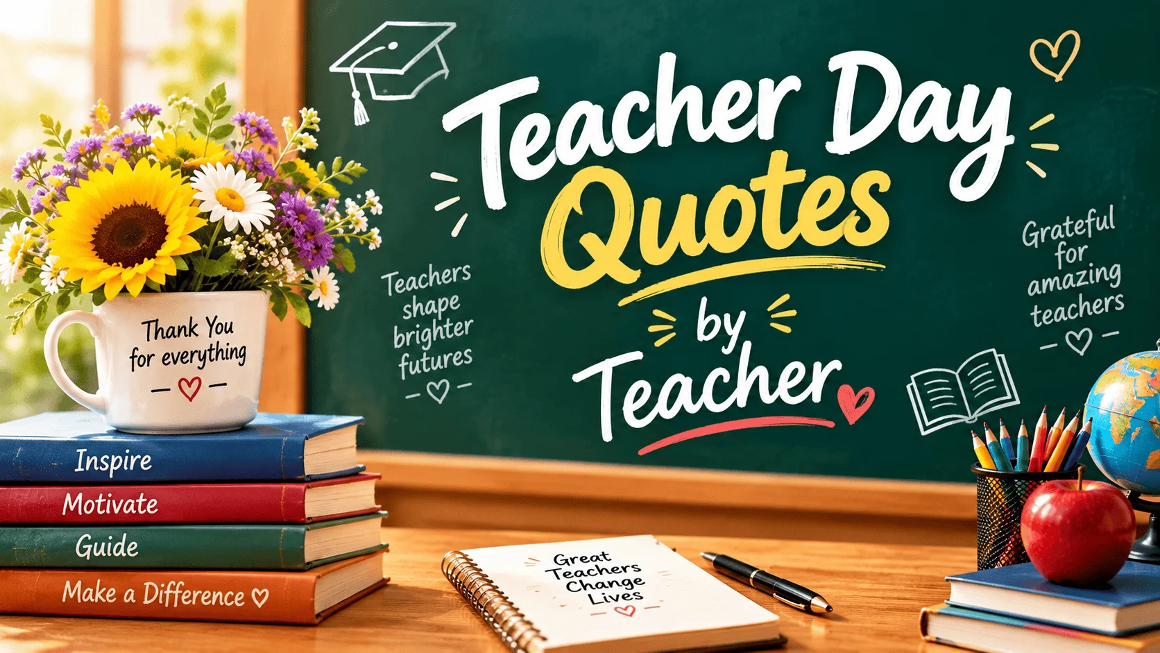 100+ Heartfelt "Teacher Day Quotes" To Honor Mentors