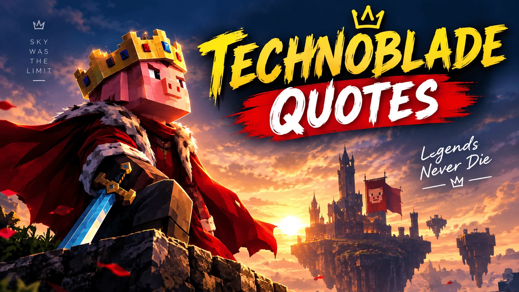 100+ Legendary "Technoblade Quotes" That Inspire Fans