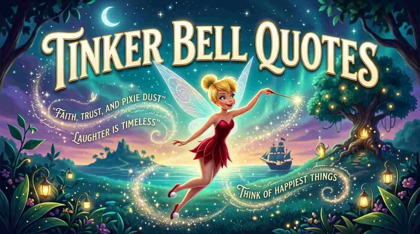 100+ Magical "Tinker Bell Quotes" To Spark Wonder